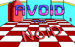 Title screen of Avoid the Noid