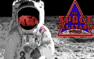 Title screen of The Space Vegetable Corps