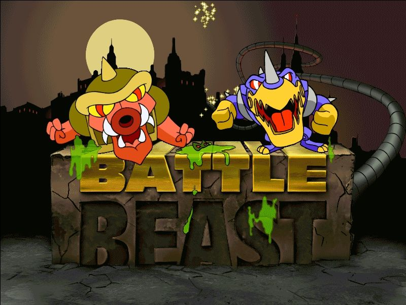 Title screen of Battle Beast