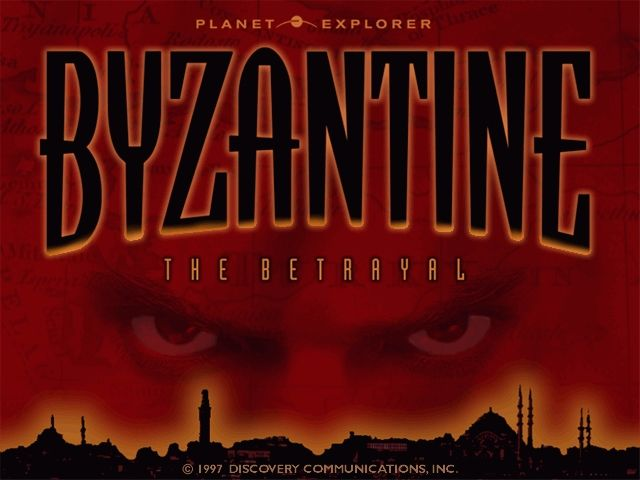 Title screen of Byzantine: The Betrayal