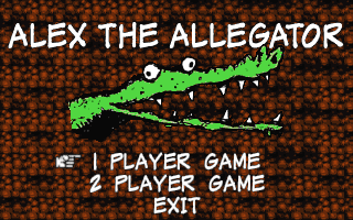Title screen of Alex the Allegator