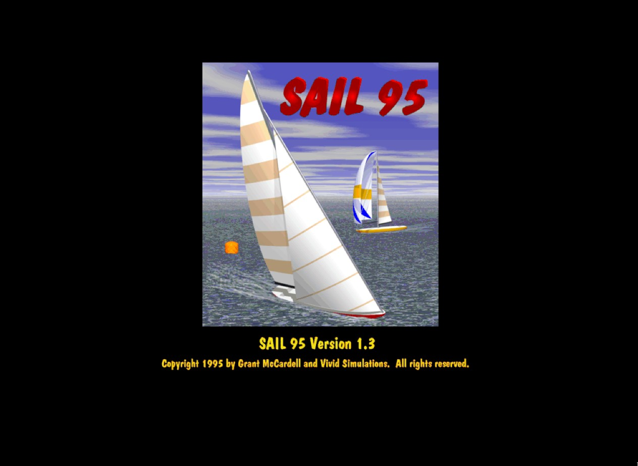 Title screen of Sail 95