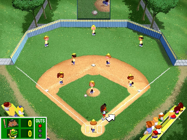 Gameplay of Backyard Baseball