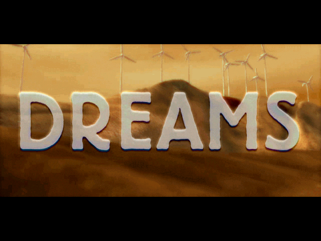 Title screen of Dreams to Reality