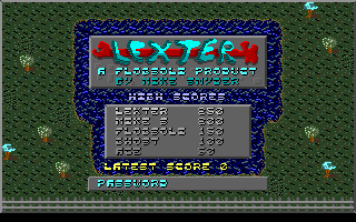 Title screen of Lexter