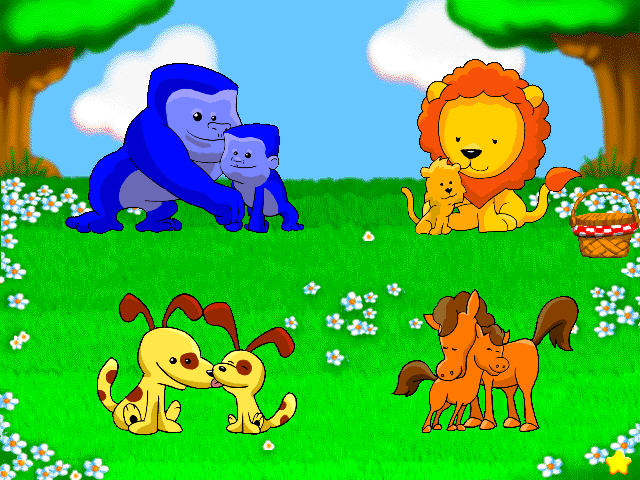 Gameplay of Reader Rabbit's Toddler