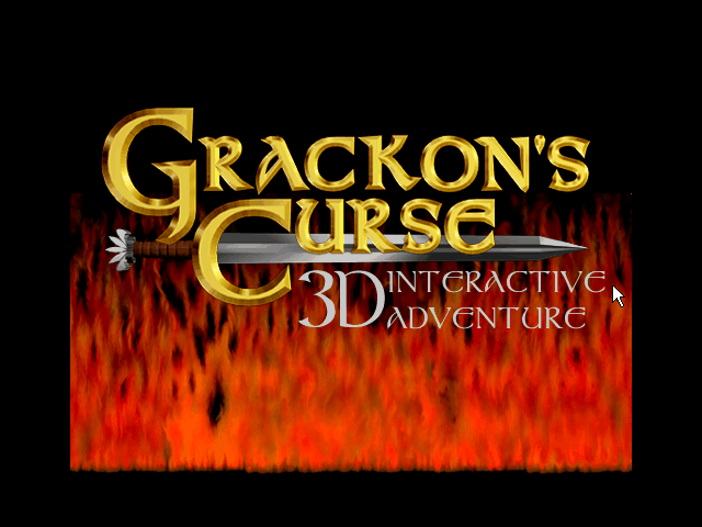 Title screen of Grackon's Curse