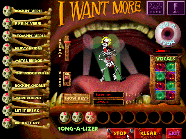 Gameplay of Rock'N Roll Your Own