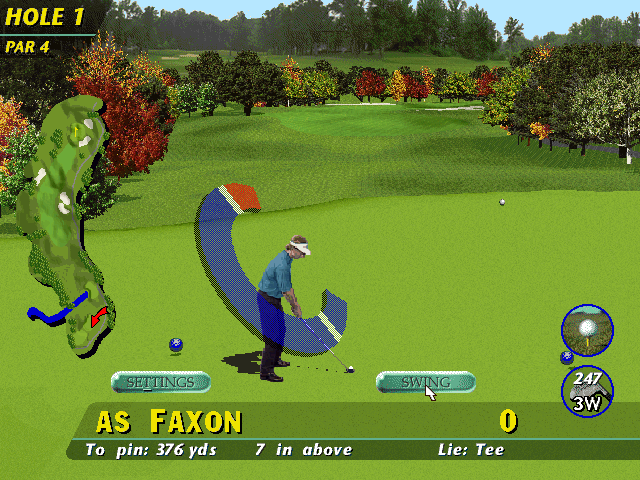 Gameplay of PGA Tour 96