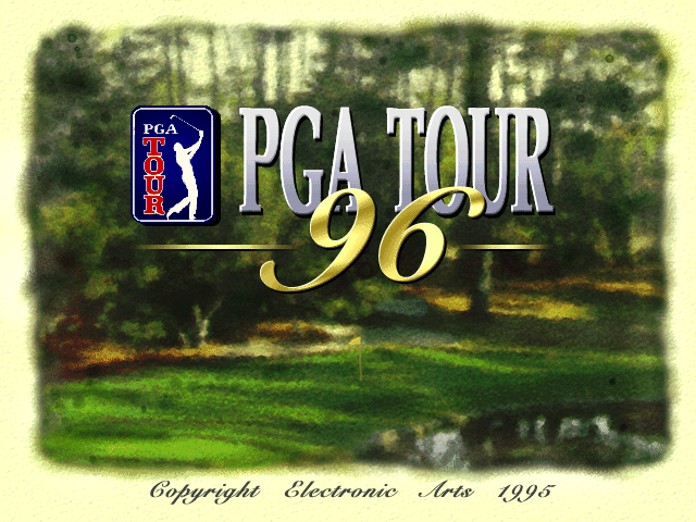 Title screen of PGA Tour 96