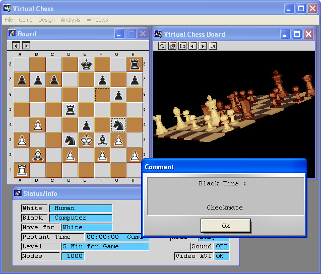 Gameplay of Virtual Chess