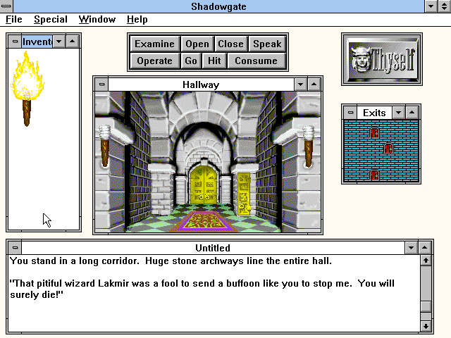 Gameplay of Shadowgate
