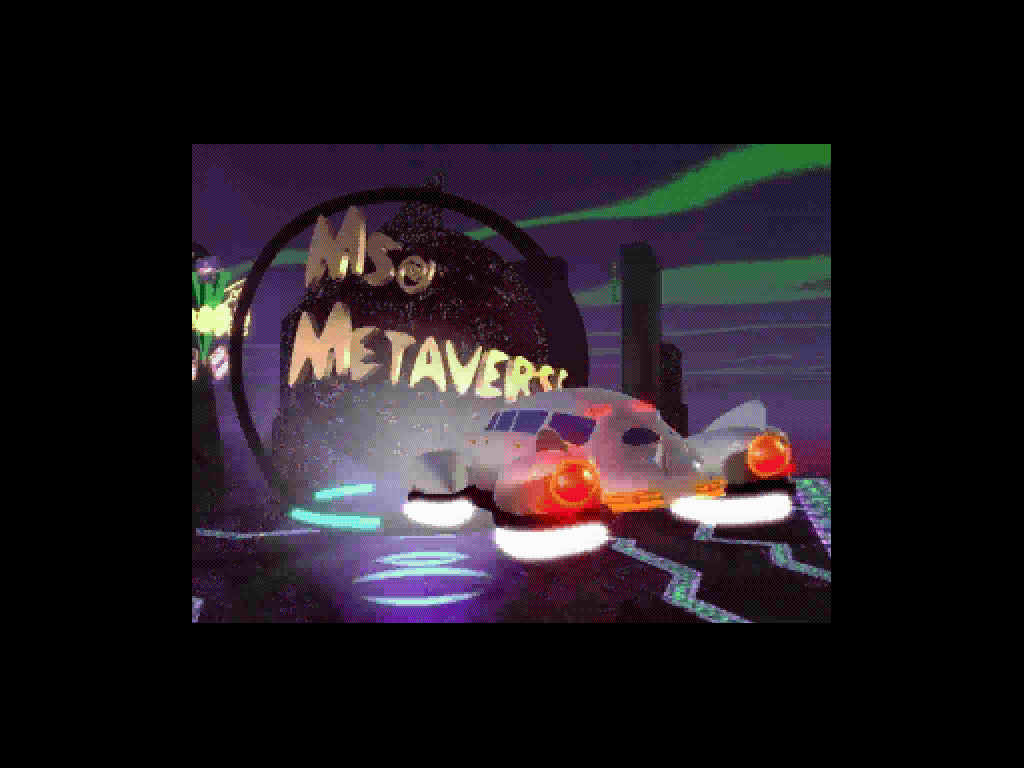 Title screen of Ms. Metaverse
