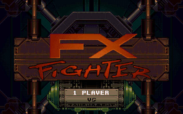 Title screen of FX Fighter
