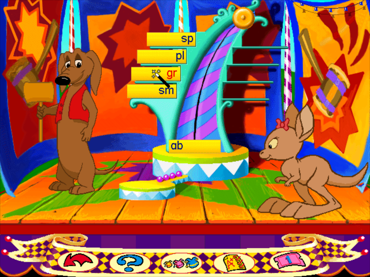 Gameplay of JumpStart Reading for First Graders