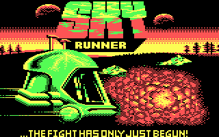Title screen of Sky Runner
