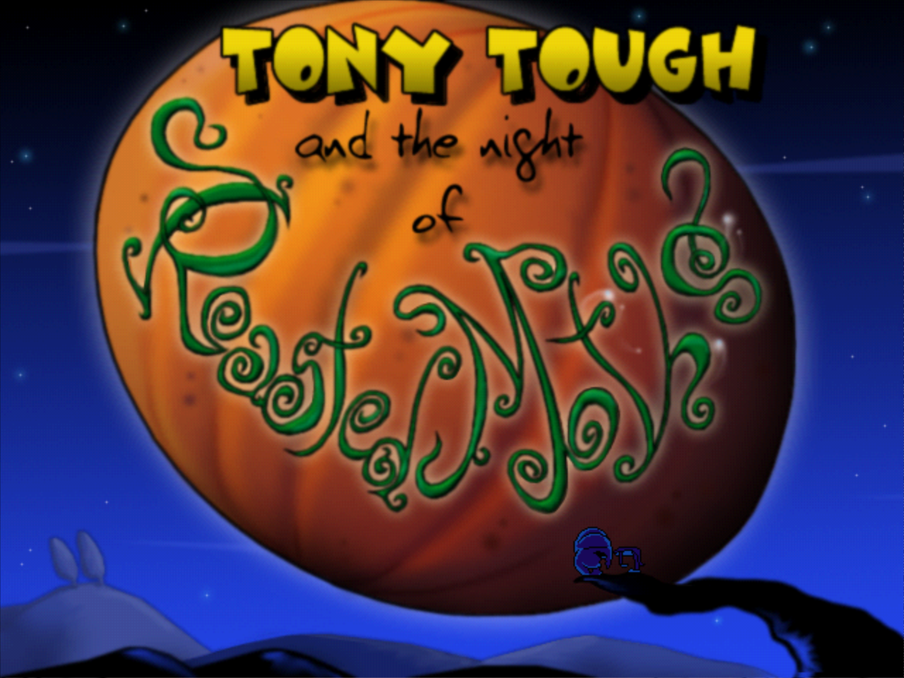 Title screen of Tony Tough and the Night of Roasted Moths