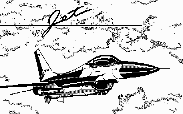 Title screen of Jet