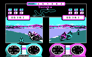 Gameplay of Superbike Challenge