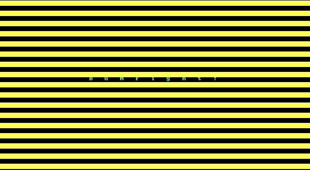 Title screen of BumFight!