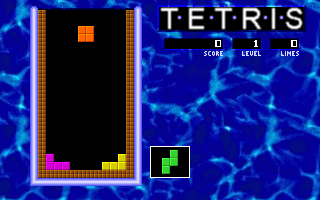 Gameplay of Tetris (1997)