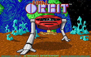 Title screen of Final Orbit