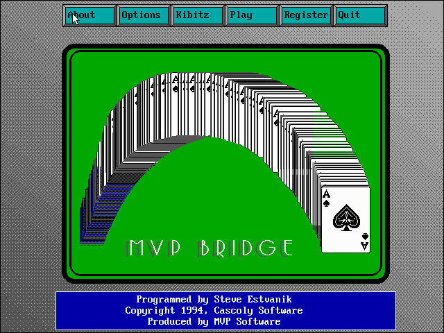 Title screen of MVP Bridge