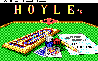 Title screen of Hoyle Official Book of Games: Volume 1