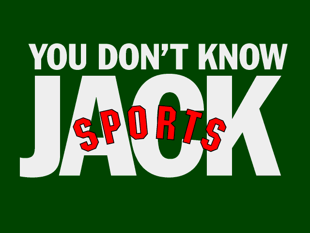 Title screen of You Don't Know Jack: Sports