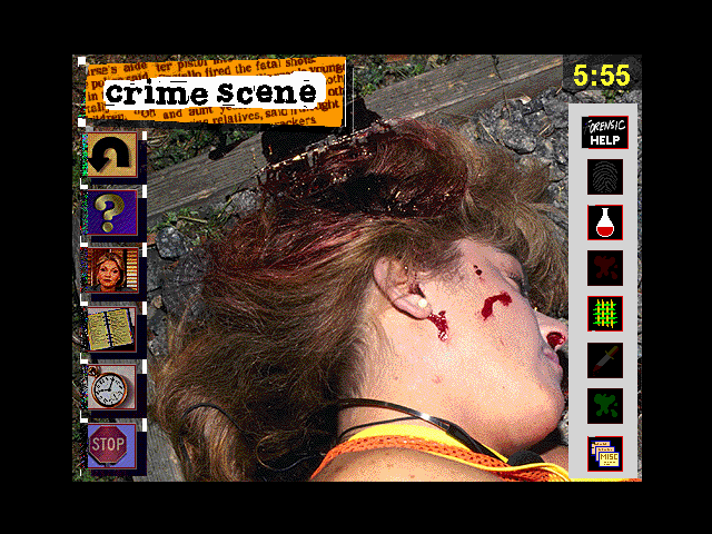 Gameplay of Who Killed Taylor French?: The Case of the Undressed Reporter