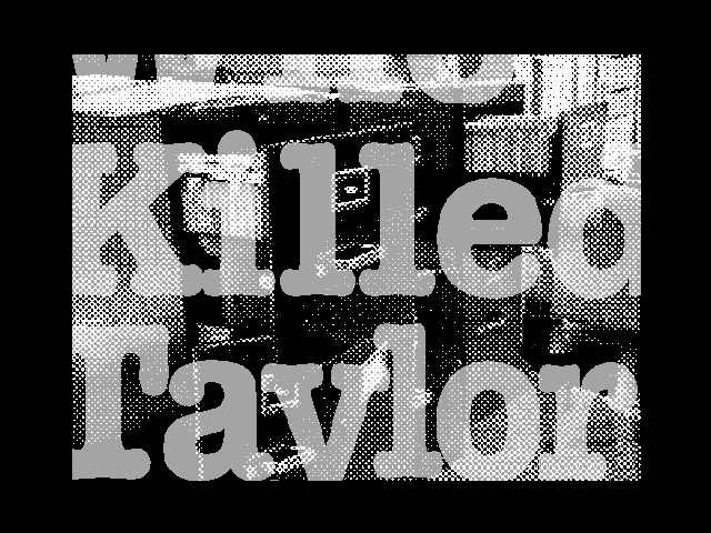 Title screen of Who Killed Taylor French?: The Case of the Undressed Reporter