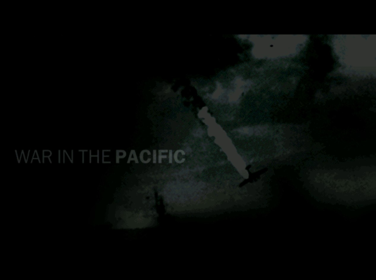 Title screen of The War in the Pacific