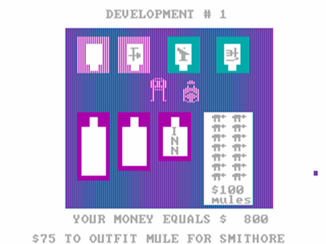 Gameplay of M.U.L.E.