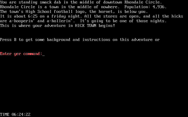 Gameplay of Hick Town