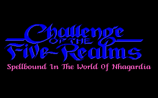 Title screen of Challenge of the Five Realms