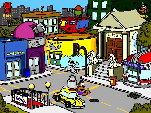 Gameplay of Gus Goes to Cyberopolis