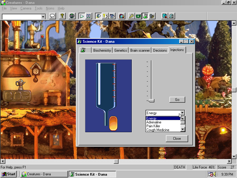 Gameplay of Creatures