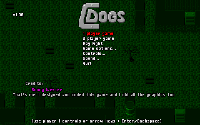 Title screen of C-Dogs