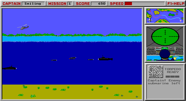 Gameplay of Secret Mission of Submarine