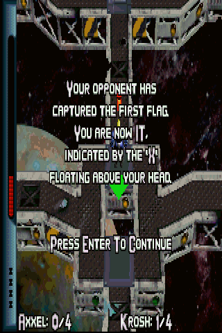 Gameplay of Grid Runner