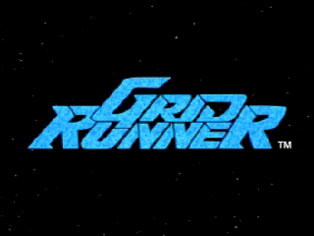 Title screen of Grid Runner