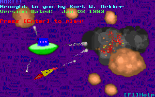 Title screen of ROX