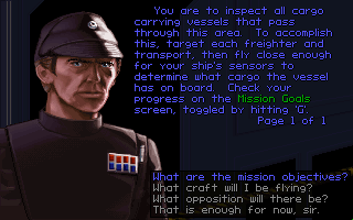 Gameplay of Star Wars: TIE Fighter (Collector's CD-ROM)