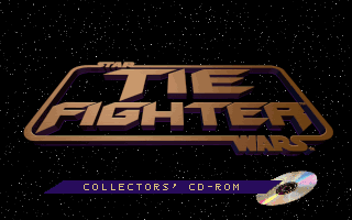 Title screen of Star Wars: TIE Fighter (Collector's CD-ROM)