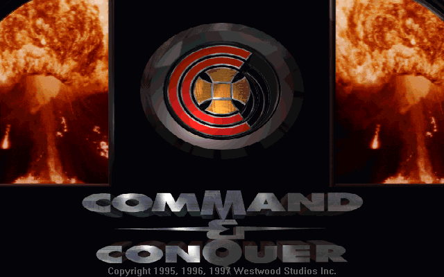 Title screen of Command & Conquer Gold