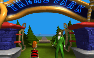 Title screen of Theme Park