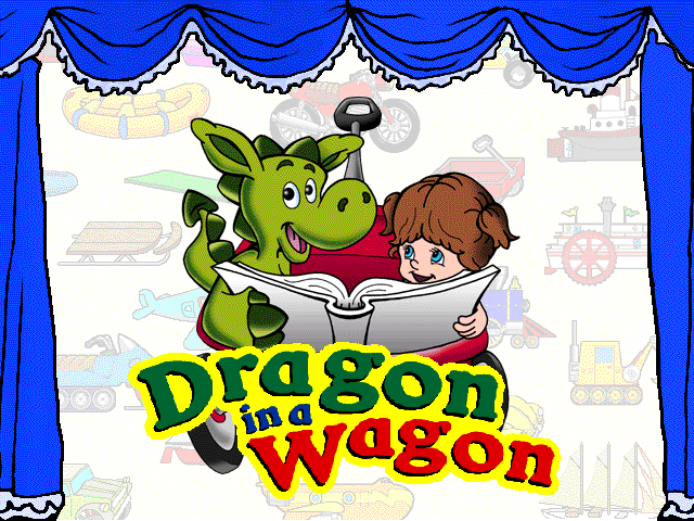 Title screen of Dragon In A Wagon