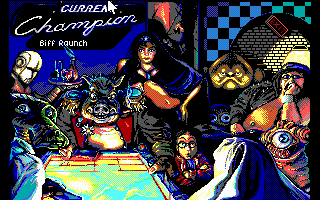 Title screen of Shufflepuck Cafe
