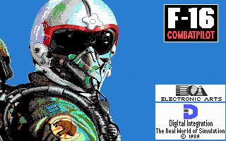 Title screen of F-16 Combat Pilot