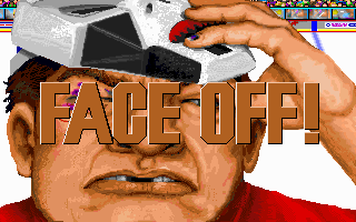 Title screen of Face Off!